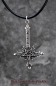 Mobile Preview: Hexenshop Dark Phönix Gothic Satanisches Kreuz mit männlichen Pentagramm groß